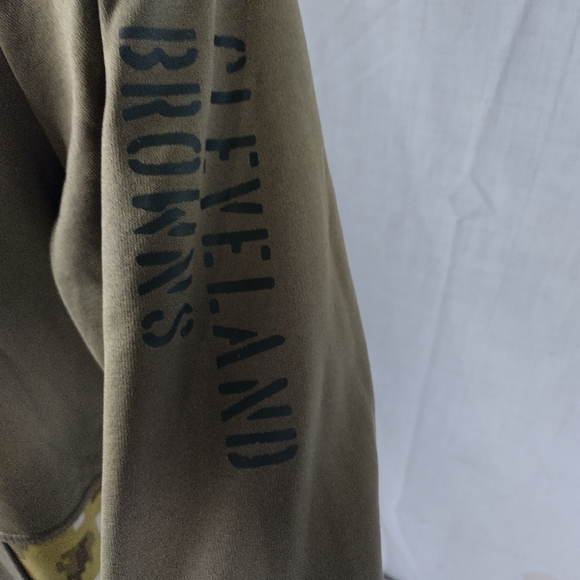 Nike Cleveland Browns NFL On Field Camo Men's Size XL Hoodie Therma Fit Football - Picture 4 of 13